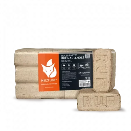 Holzbriketts RUF Nadelholz Original 10 kg
